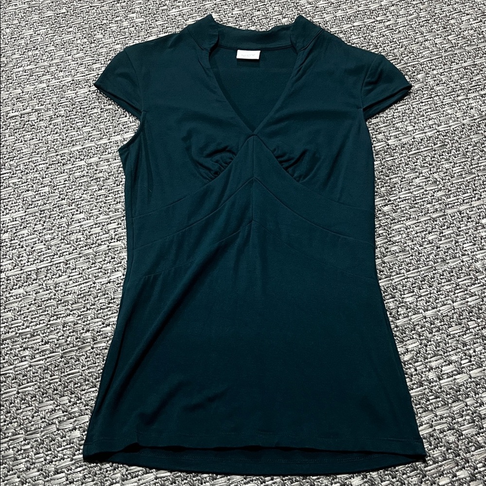 Suzy Shier | Medium Green Blouse Top